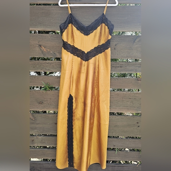 Hill House Gold and Black Dress - Picture 2 of 7